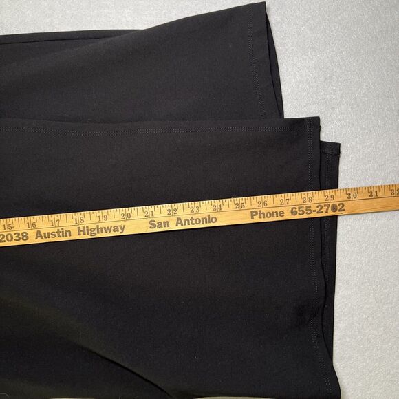 Betabrand The Sassiest Pants Small Petite Black Skirt Panel Overlay Stretch - Picture 7 of 10